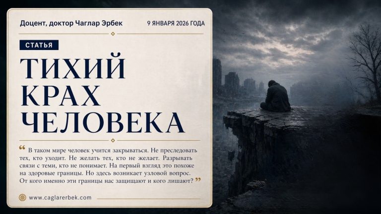 ТИХИЙ КРАХ ЧЕЛОВЕКА