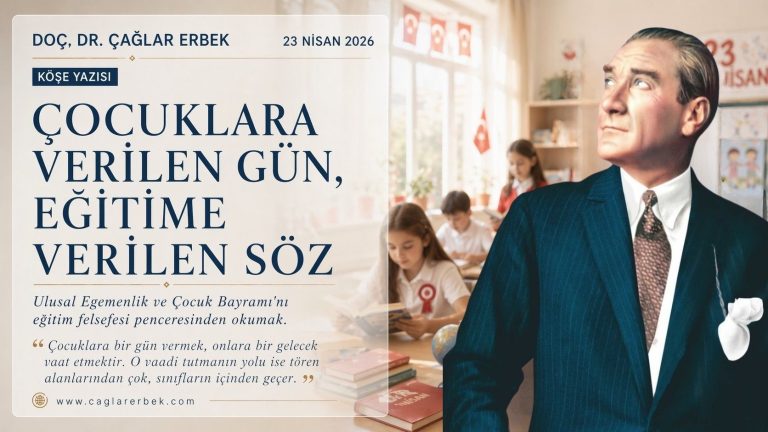 Çocuklara Verilen Gün, Eğitime Verilen Söz